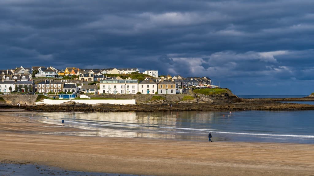 Kilkee bay and seafront on the West Clare coast