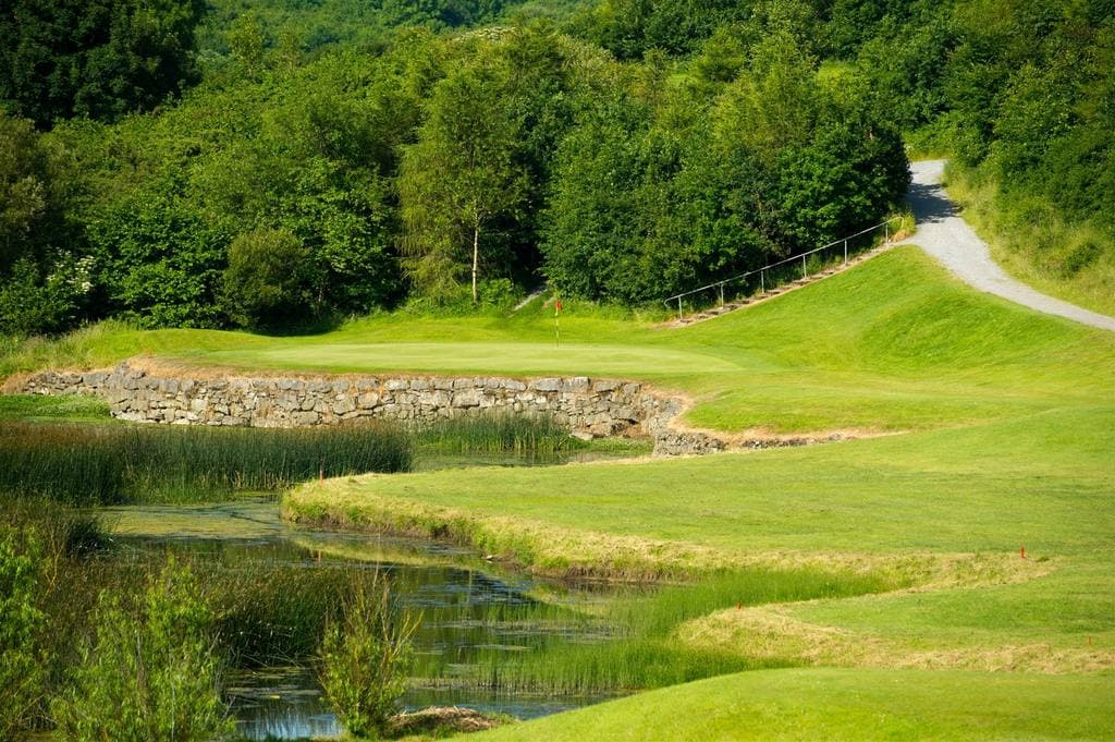 Parkland green at Woodstock Golf Club near Ennis