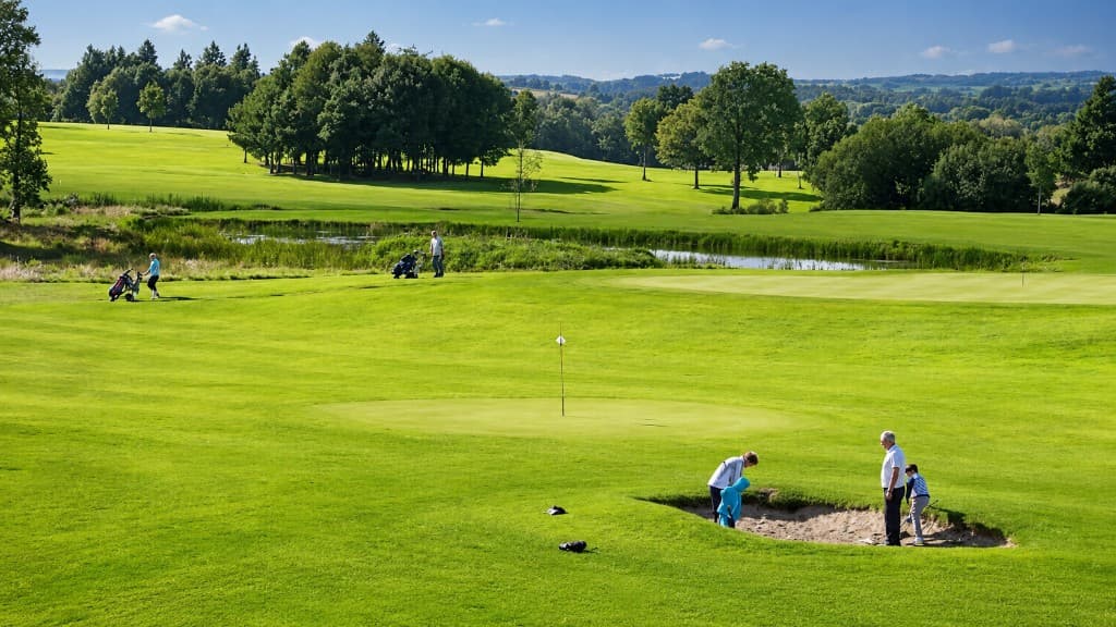 Parkland fairways at East Clare Golf Club